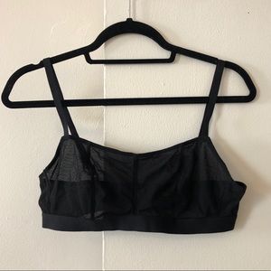 LIVELY Black Mesh Bralette